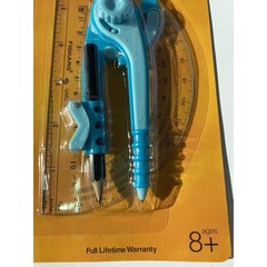 Fiskars Protractor and Compass Set Geometry Drawing Tool Kit School New