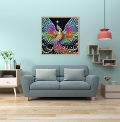 JFYHAB 5D Phoenix Diamond Painting Kits for Adult, 12×12 inches, colourful