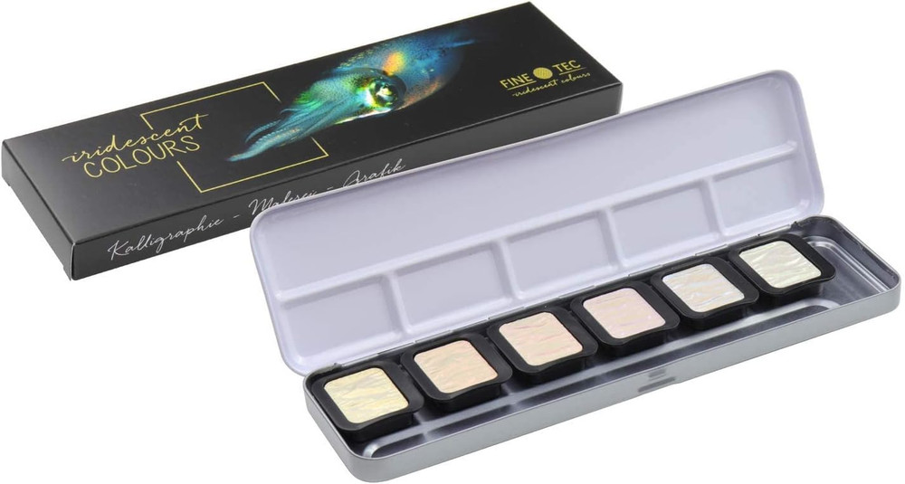 , Artist Pearlescent, F5600, Watercolor Paint, Assorted Pearlescent Colors – 24