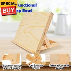 Easel for Painting – Tabletop Easel Stand, Adjustable Angle Art Wooden Easels fo