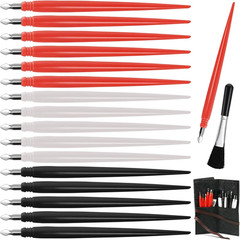 18 Pieces Scratch Art Tools, Scratching Drawing Color Pen Dual Tip/Scratch Paper