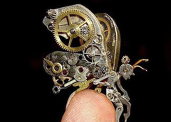 Steampunk Art “1 POUND LOT “- Mixed metals pieces, Bulk, Clearance priced- #MK75
