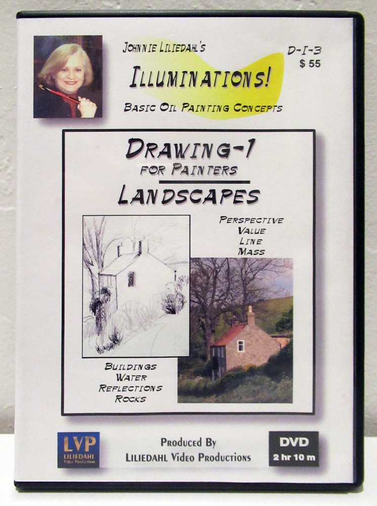 Johnnie Liliedahl’s Illuminations! Drawing-1 for Painters Landscapes DVD – Good