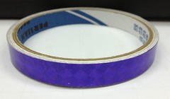 6x 3 yards (18y) 1/2″ PURPLE Holographic Colored Prism TAPE Reflective 7 Colours