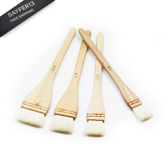 HLGHLG Paintbrush Set 4 1 inches/1.5 inches/2 inches/2.5 inches, Log Color