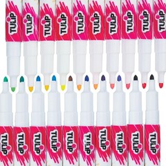 Fabric Markers Set – 20 Rainbow Colors