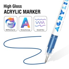 12 Color Macaron Pastel Acrylic Fine Tip 1.0mm Gel Pens Rollerball Tip