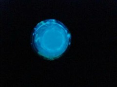 AQUA GLOW IN THE DARK Dry Acrylic Paint ready to use just add the water and mix