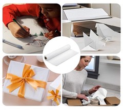 White Art Craft Paper Roll for Drawing Easel Doodles 15″×511″ White Wrapping …