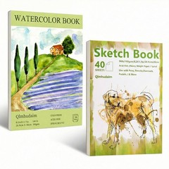 Watercolor Paper Pad – A4 (8.2″ x 11.7″) 140lb/300gsm,Heavyweight Cold Press …