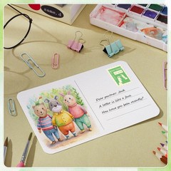 100 PCS Blank Watercolor Postcards Paper Cards 140lb/300gsm DIY Art 4×6 Inch