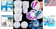 Durable 7-Piece Paint Pour Cup Collection – Ideal for Resin and Acrylic Artwork