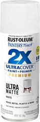 Ultra Matte White Aerosol Paint 12 oz Indoor Outdoor Multi Surface Use