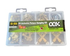 3-OOK Ready Nail Medium Picture Hanging Kits 48pc Piece 10lb-100lb {B6}