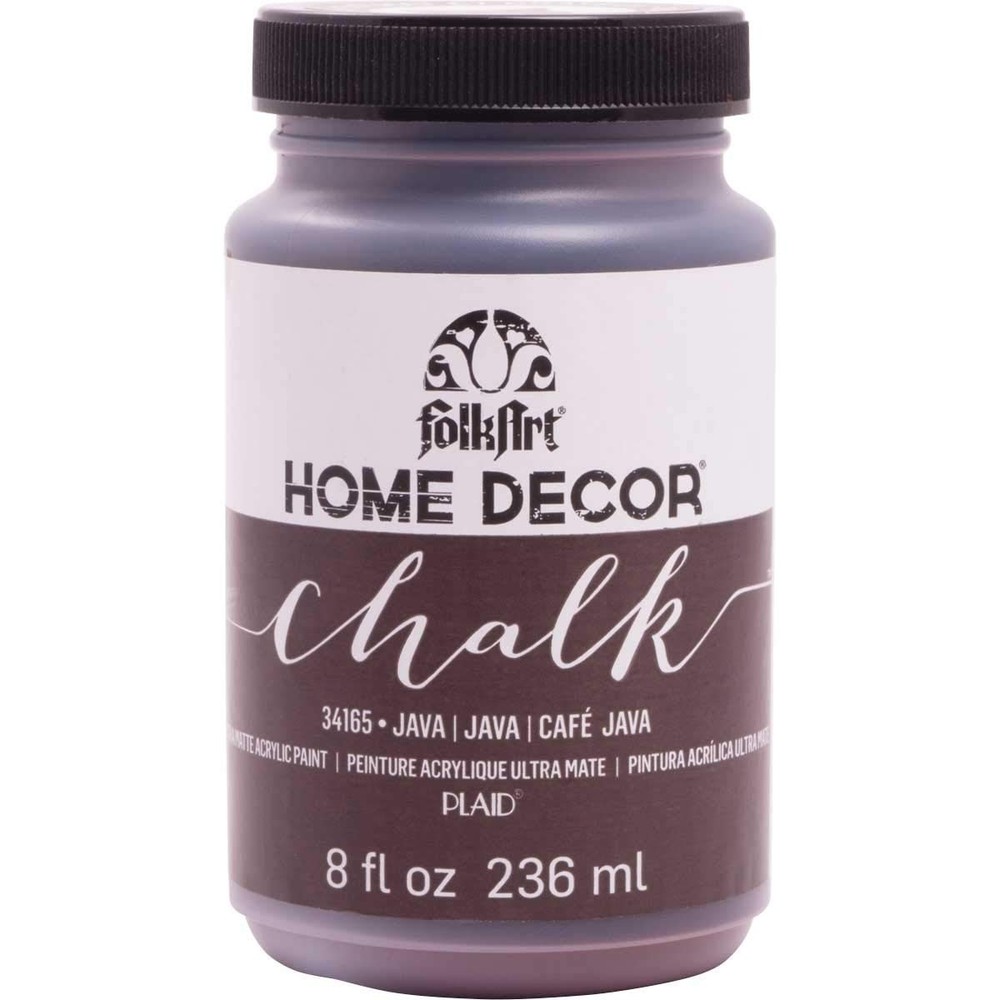 FolkArt 34165 Home Decor Chalk Furniture & Craft 8 Fl Oz (Pack of 1), Java