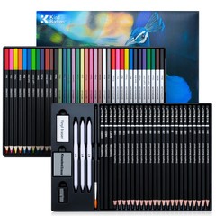 Kird Barken 70 PCS Art Supply Drawing Set, 70 Count (Pack of 1), Multicolor