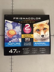 Prismacolor Technique Colored Pencils, Soft Core, Level 1 Bundle, 47 Count – NEW