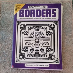 Ready To Use Borders By Ted Menten 1979 ISBN: 0-486-23782-6 Paperback Clip Art