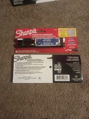 SHARPIE Creative Markers 2ct. Water-Based Acrylic Markers. Bullet Tip (Lot of 4)