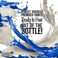 Pouring Masters Royal Blue Metallic Pearl 32-Ounce (Quart) Acrylic Pouring Paint
