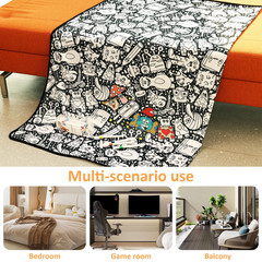 DIY Coloring Blanket 24 Markers Creative Personalized Art Stress Gift
