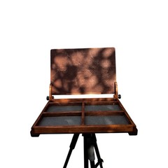 Wood Pochade Box for Pastel – 10×14” Plein Air Easel by ShrubmArt