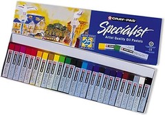 Sakura Cray-Pas Specialist Square Oil Pastel Set of 25-Highly Concentrated Pigme