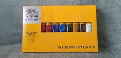 Winsor & Newton Galeria Acrylic Paint, 0.7 Fl Oz 10 Tubes