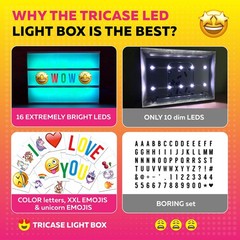 Cinema Light Box with Letters – Marquee Color Changing Sign Classic