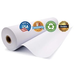 17.5 Inch x 100Ft Easel Paper Roll Drawing Paper Roll for Kids Arts Crafts