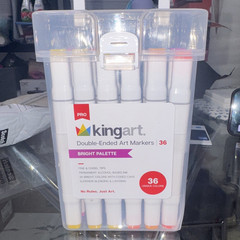 KINGART Pro Alcohol Double-Ended Art Markers, Multicolor 36-Pack Set