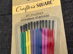 Crafter’s Square 12 Small Artist Paint Brushes Arts And Crafts