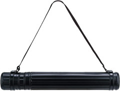 Poster Tube Art Storage Case Extendable Document Blueprint Scroll Holder Black