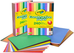 Crayola Construction Paper Bulk Pack (480 Sheets) – 10 Assorted Colors, 9X12, Te