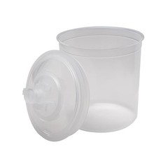 3M PPS (Original Series) Paint Spray Gun Cup Lids and Liners Kit, 16000, Stan…