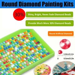 Flowers Diamond Art Kits for Adults,Flower Vase Diamond Painting Kits for Beginn