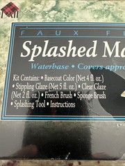Vintage 1995 Faux Finish Splashed Marble Kit – NEW IN BOX – 30080 – Plaid Ent.