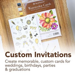 400 Series Watercolor Cards, Cold Press, Announcement Size, 3.5×4.875 inches,…