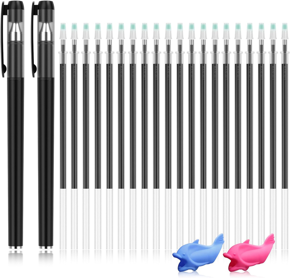 Grooved Book Magic Pens for Kids Disappearing Ink Pens and Reusable Grooved Hand
