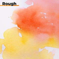 710 Watercolor Paper Block Textured Rough 100% Cotton 140lb/300gsm 22 Sheets