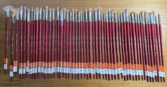 Princeton Velvetouch Watercolor/acrylic Paint Brushes! Lot of 52! NEW/FREE SHIP!