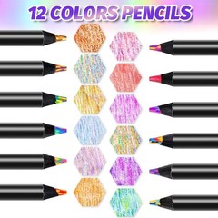 Stocking Stuffers, ArtSupplies,12Rainbow Colored Pencils/Fastdelivery in 3-5days