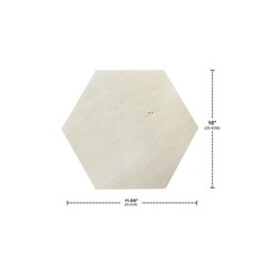 Unfinished Wooden Panels for Painting, Blank Wood Hexagon Framed Boards for C…