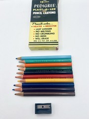 1970’S PEDIGREE PENCIL CRAYONS LOT OF (2) 12-CT (1) 10-CT EMPIRE PENCIL