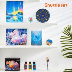 Shuttle Art Color Change Acrylic Paint, 20 2 Fl Oz (Pack of 20), Chameleon