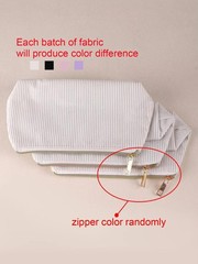 Solid Color Large Pencil Case – School Supplies & Stationery Bag