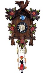126-6SQ – Engstler Battery-operated Clock – Mini Size – 6.75″H x 4.5″W x 2.75″D