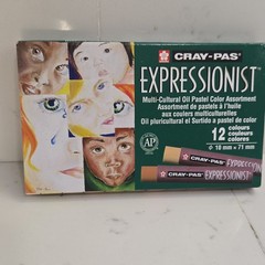 Sakura Cray-Pas Expressionist Oil Pastels Set, Multicolor 12 Colors XLP12(SA)