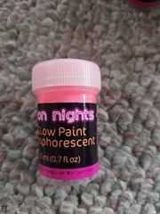 Glow Magic Black Light Paint Set – Set of 8 – Fluorescent Fabric Paint (20mil)