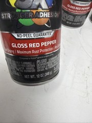 Krylon K02720007 Gloss Red Pepper Fusion All-in-1 Spray Paint 12 oz. (Pack of 6)